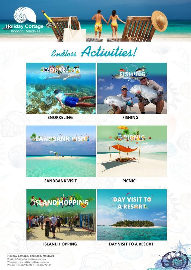 Holiday Cottage Thoddoo, Maldives Bagian luar foto
